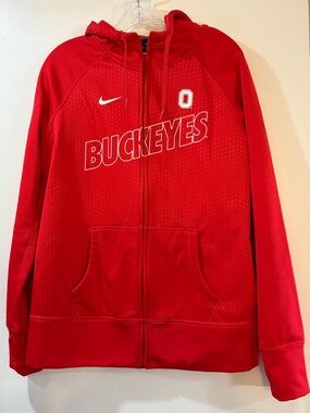 Nike Therma Fit Ohio State Athletic Full Zip Jacket Men’s Sz Large